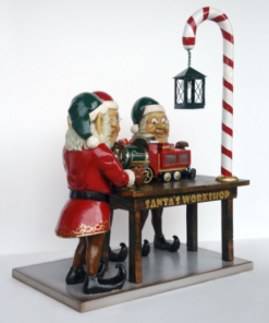 Alternative view of ELVES IN SANTA'S WORKSHOP JR HX