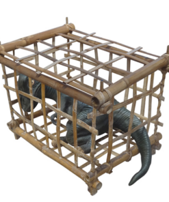Alternative view of BABY T REX IN BAMBOO CAGE JR R-196