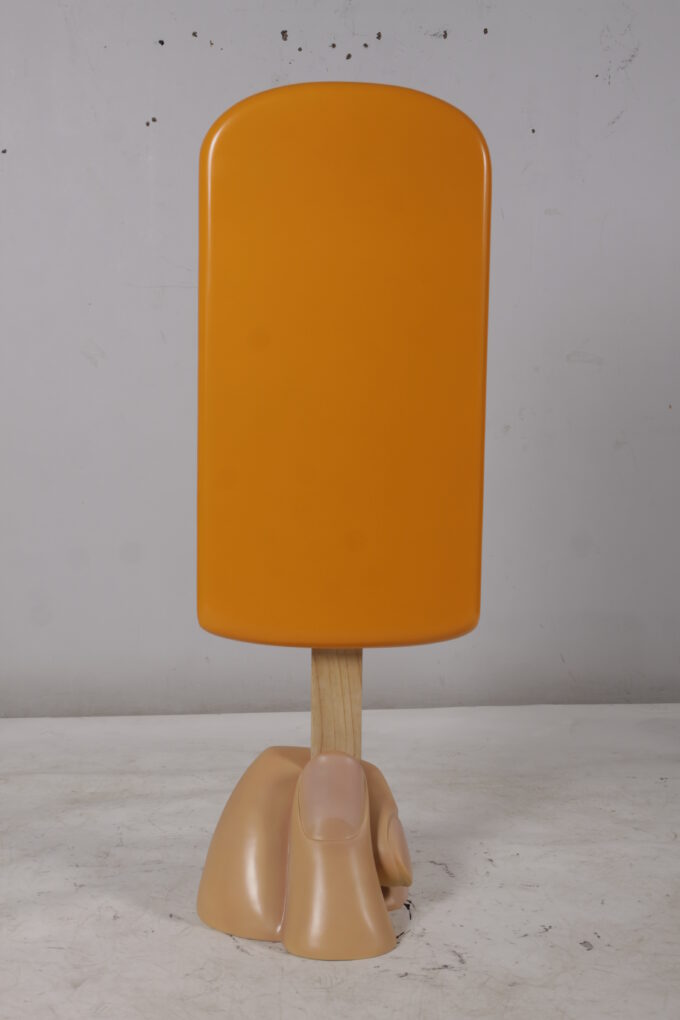 ORANGE ICE CREAM POPSICLE ON BASE - JR 180230